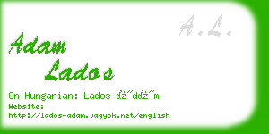 adam lados business card